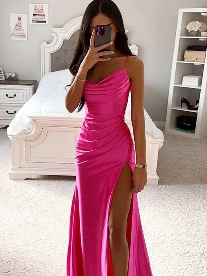 Vestido Elegante Acetinado Festa - Selena