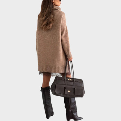 Isa | Conjunto Elegante de Suéter e Vestido