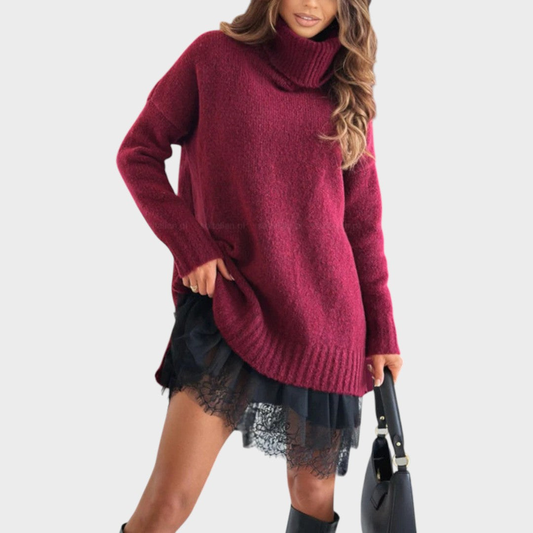 Isa | Conjunto Elegante de Suéter e Vestido