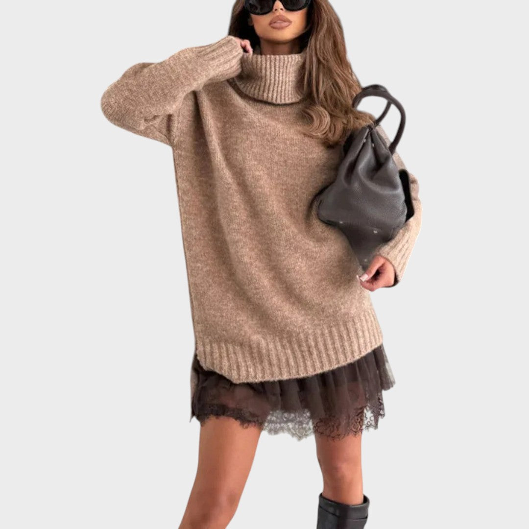 Isa | Conjunto Elegante de Suéter e Vestido