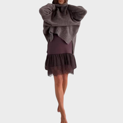 Isa | Conjunto Elegante de Suéter e Vestido