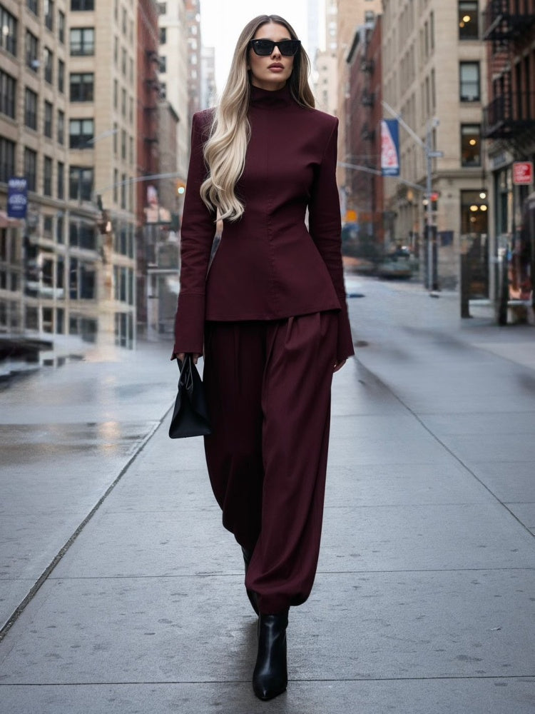 Élise Atelier | Sculpted Tailored Two-Piece Set