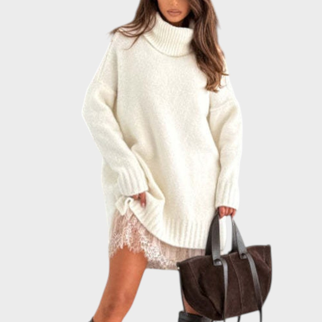 Isa | Conjunto Elegante de Suéter e Vestido