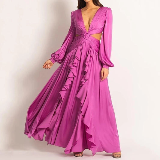 Vestido Longo Viscose - Nathalia
