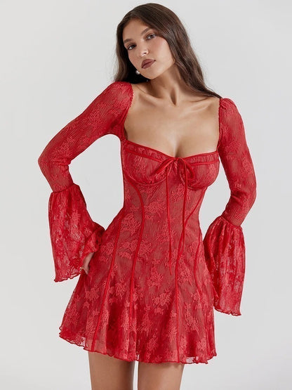 Vestido Renda Curto - Bruna