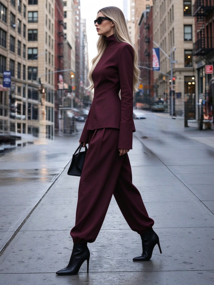 Élise Atelier | Sculpted Tailored Two-Piece Set
