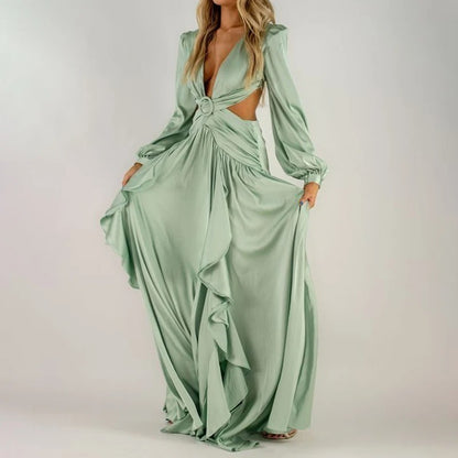 Vestido Longo Viscose - Nathalia