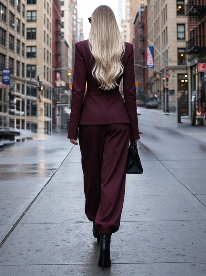 Élise Atelier | Sculpted Tailored Two-Piece Set