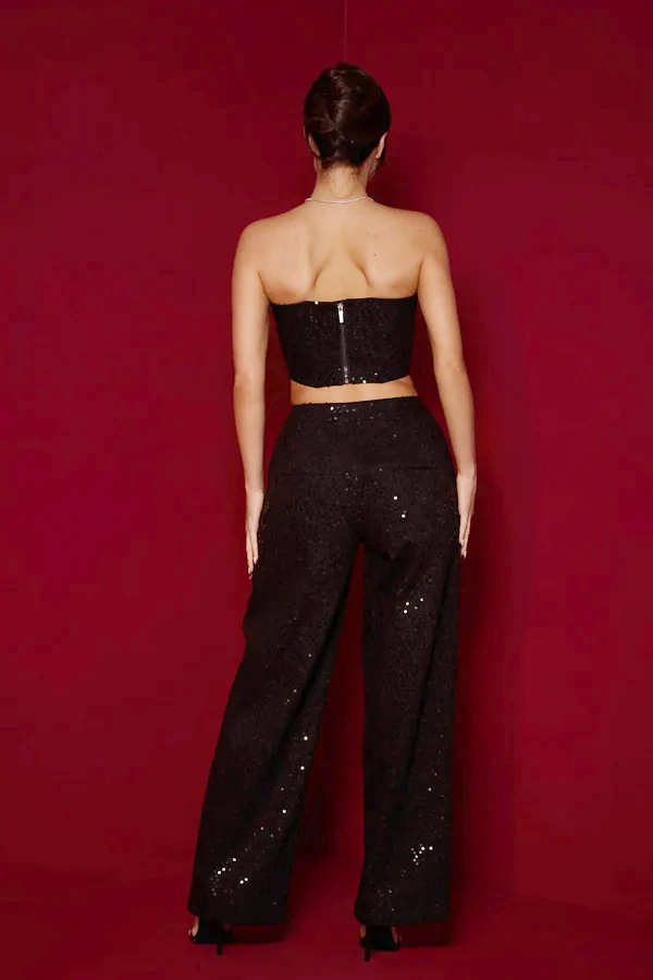 Conjunto de Calças Jeans com Lantejoulas - Belinda