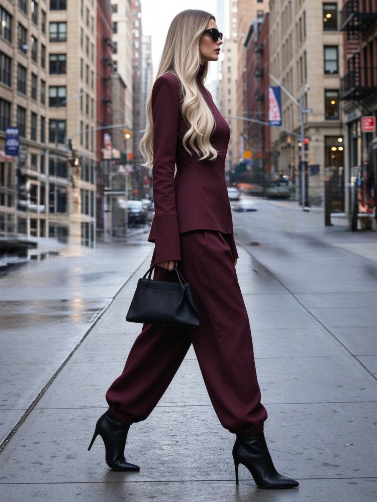 Élise Atelier | Sculpted Tailored Two-Piece Set