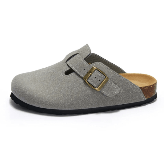 Clog Casual Conforto - Cinza Claro