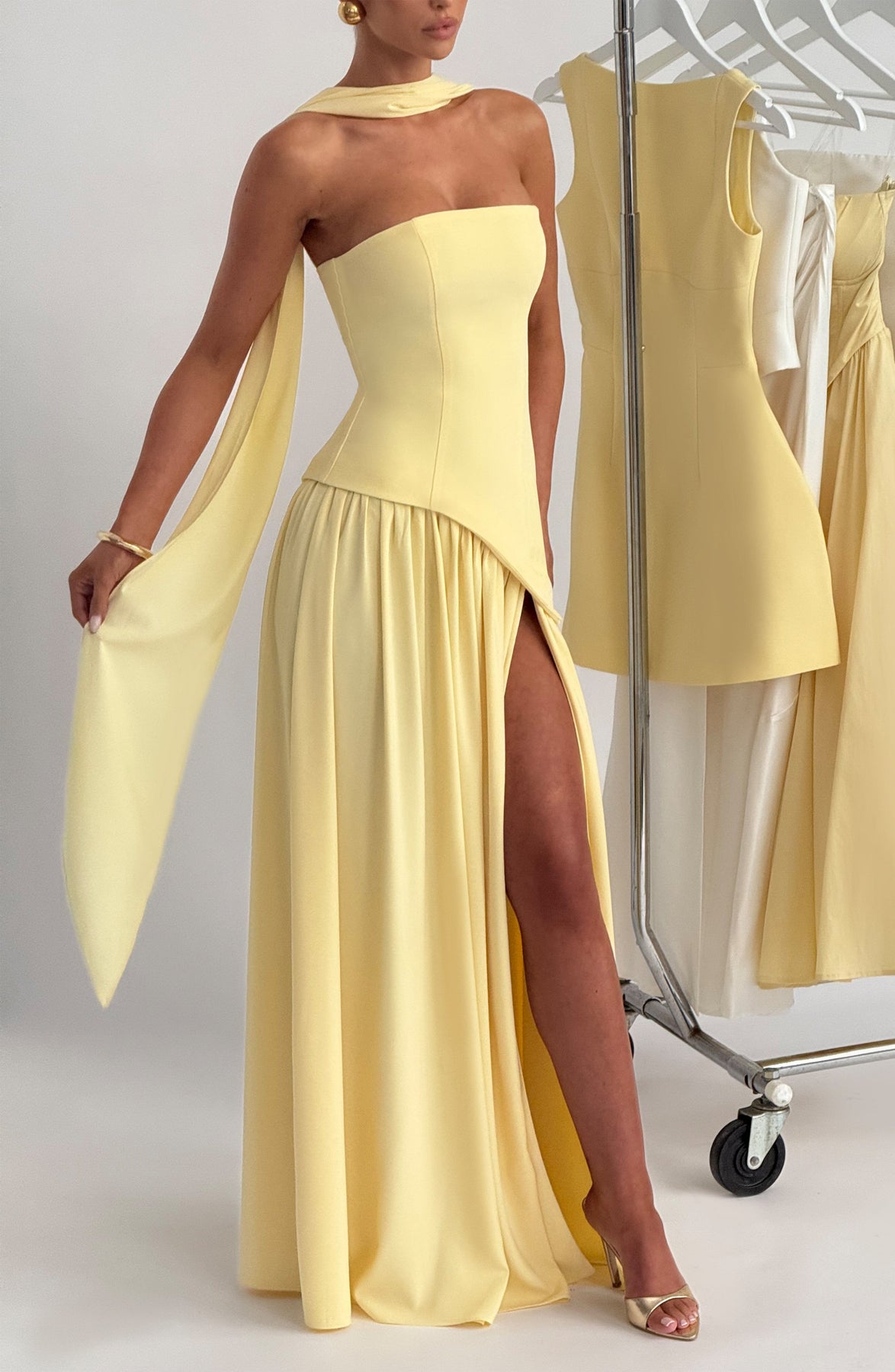 Fabricia | Vestido Longo Elegante