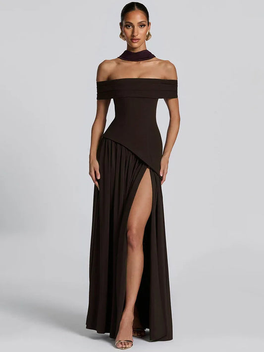 Vestido Feminino Longo Elegante – Alessandra