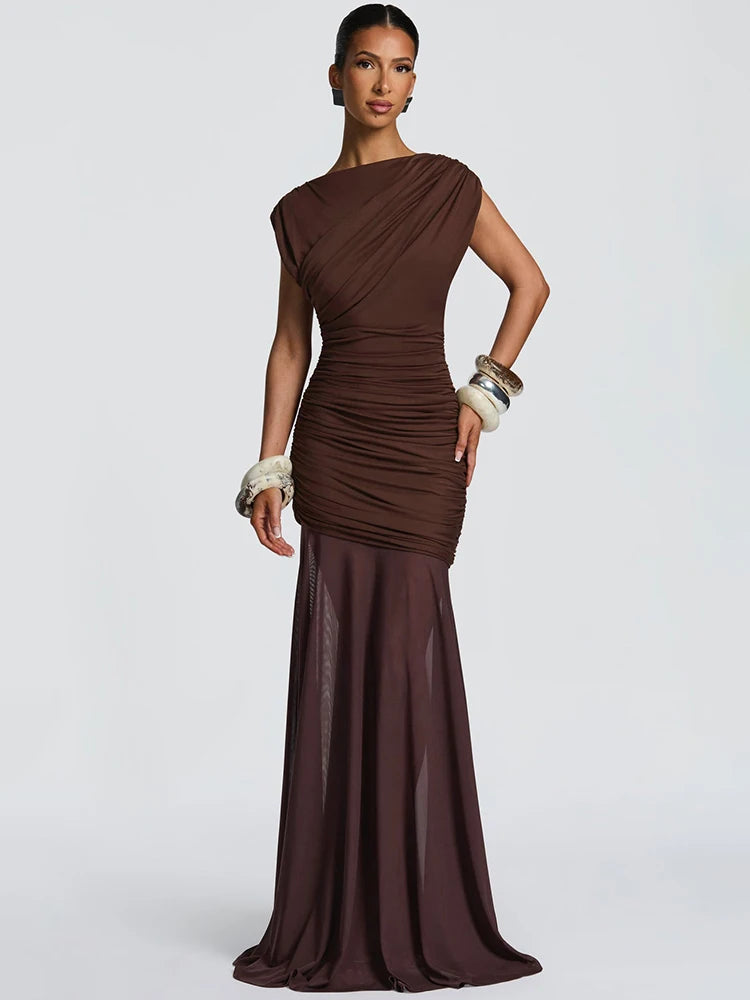 Vestido Feminino Longo Elegante – Valéria