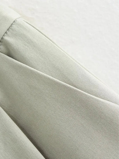 Conjunto Feminino Alfaiataria com Jaqueta Bomber e Calça de Cintura Alta Pantalona - Emily