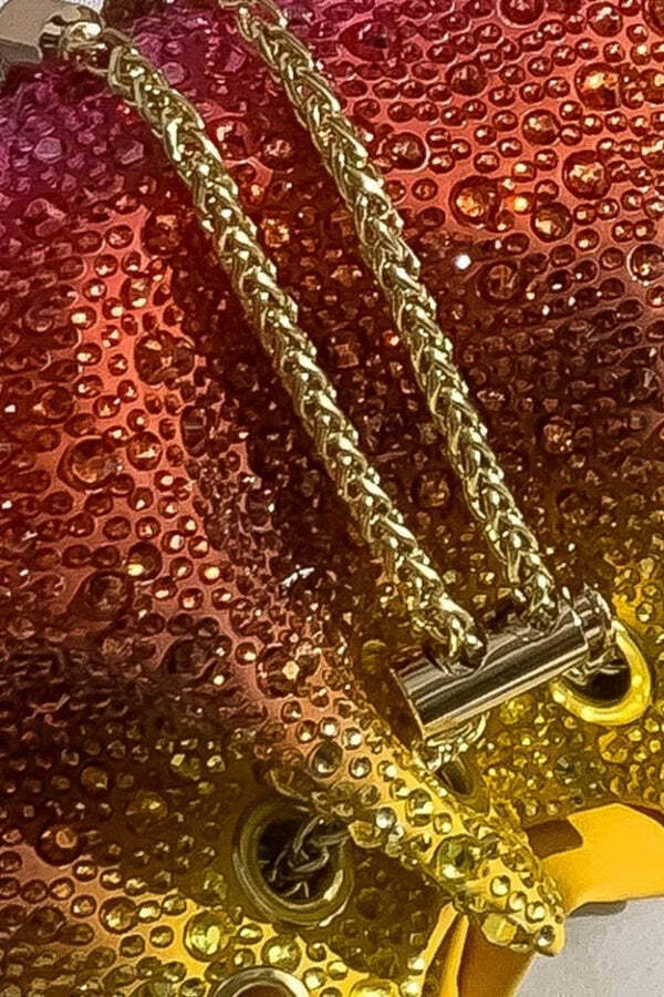 Bolsa Bucket Carlin com Alça de Laço Diamante