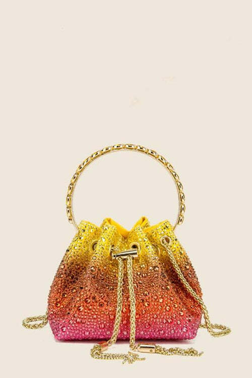 Bolsa Bucket Carlin com Alça de Laço Diamante