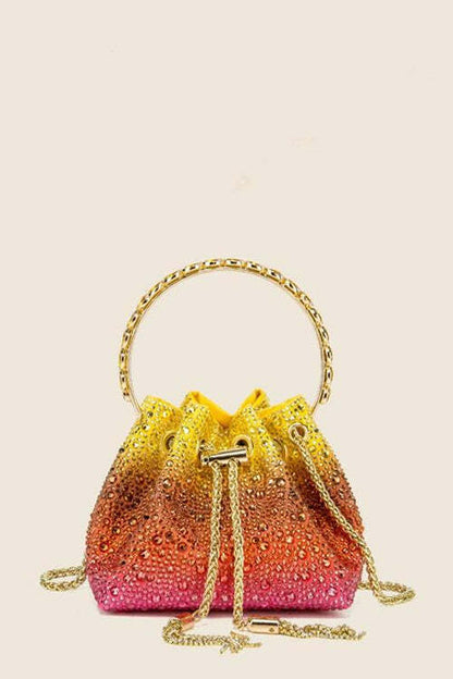 Bolsa Bucket Carlin com Alça de Laço Diamante