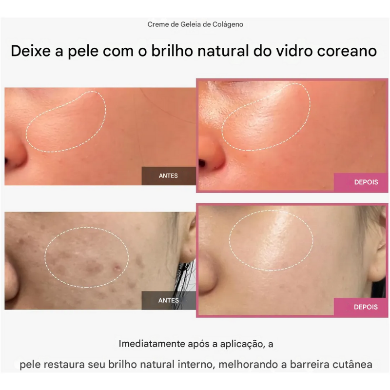Medicube Collagen Jelly Cream – Creme Facial com Colágeno Hidrolisado e Niacinamida