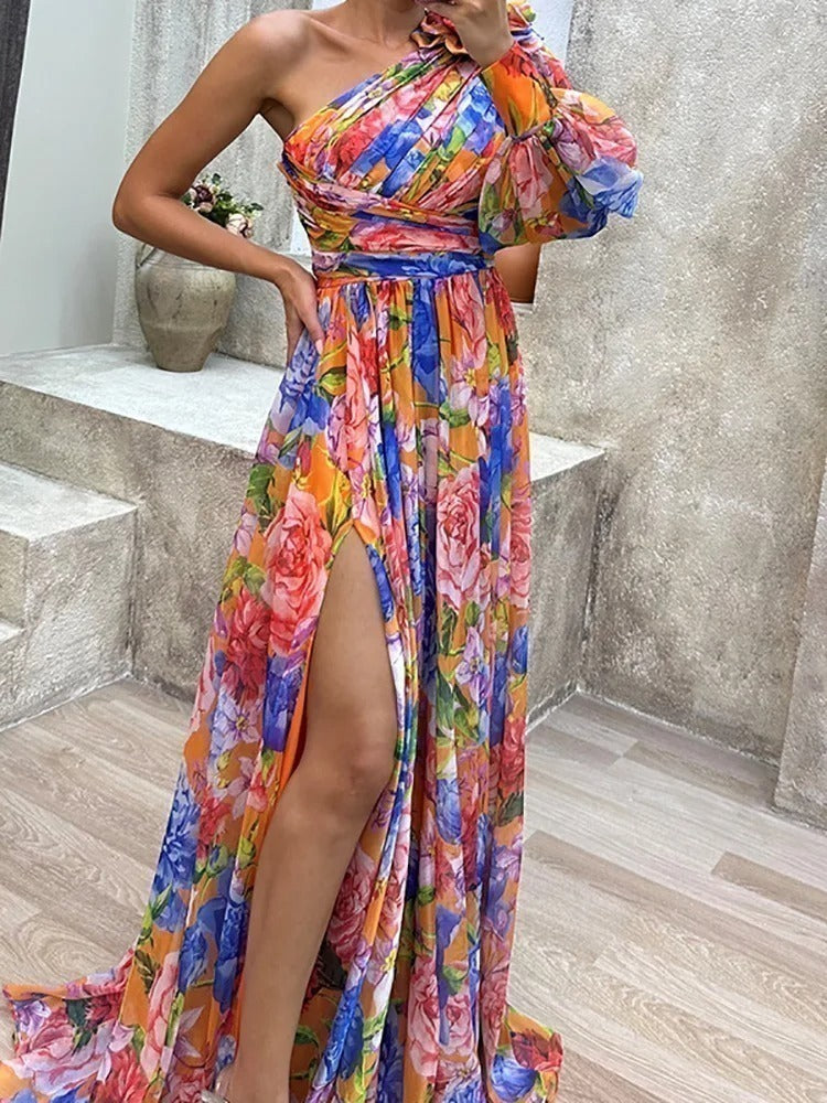 Vestido Feminino Longo Floral - Serena