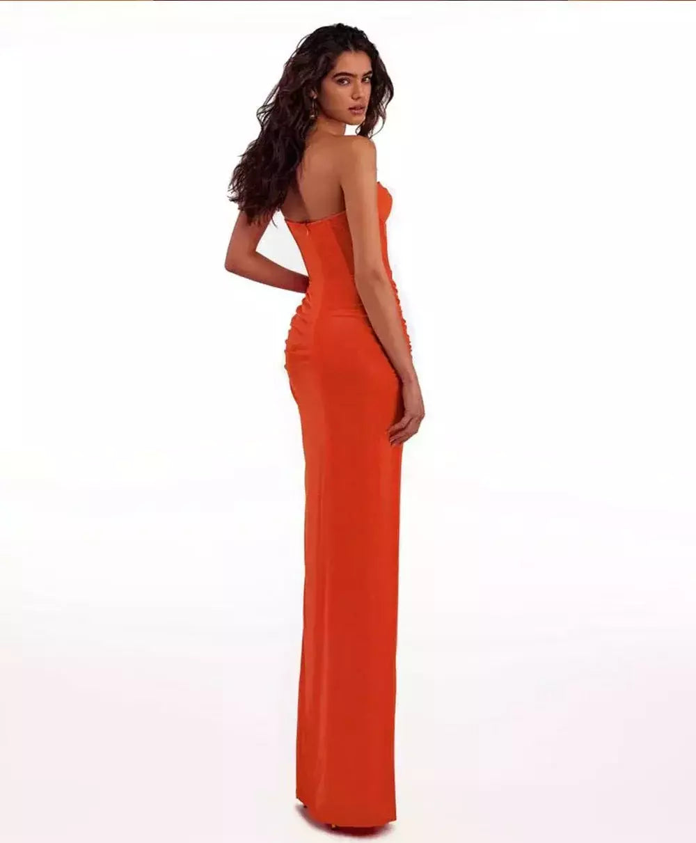 Vestido Elegante Longo Corset - Luana