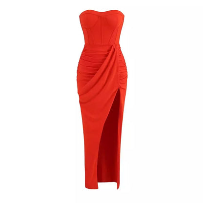 Vestido Elegante Longo Corset - Luana