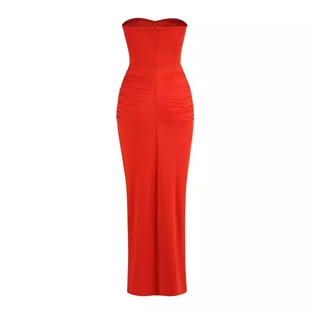 Vestido Elegante Longo Corset - Luana