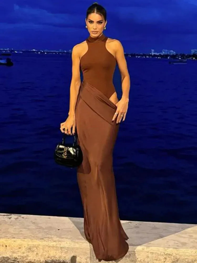 Vestido Feminino Cetim Body - Vick