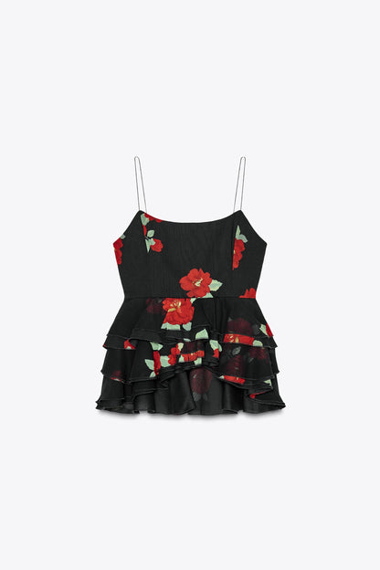 Conjunto Feminino Elegante Flores - Arena