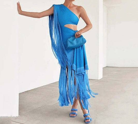 Vestido Midi Lurex - Elisa